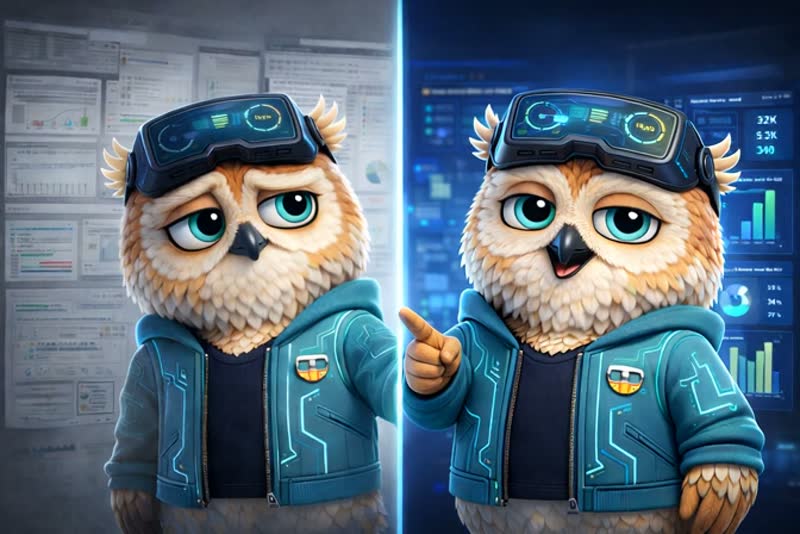 Before and after: raw XR telemetry transformed into actionable insights by Gossip Analytics Before and after: raw XR data transformed into actionable insights by Gossip Analytics